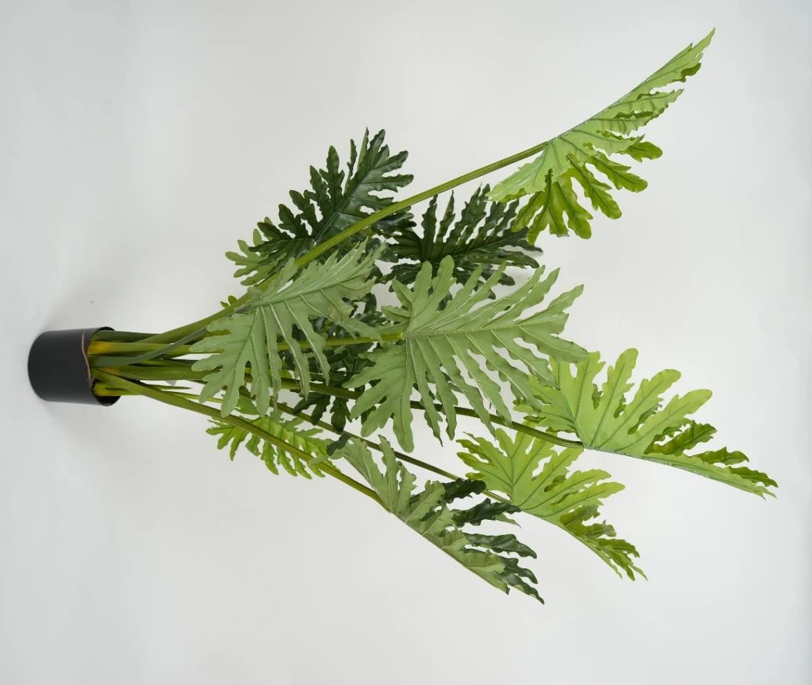 Philodendron Tree x13 Lvs PE Leaves And PU Trunk 135cm